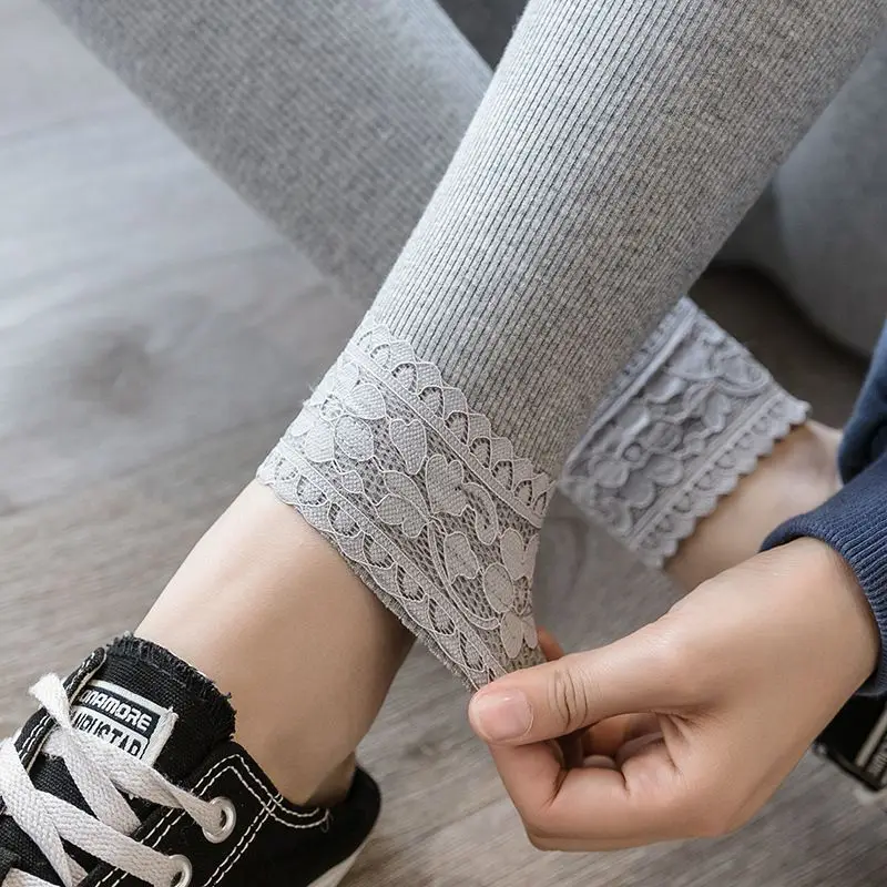 Leggings Sport Women Leggings-High-Waist Homewear Loungewear Basics Slim-Fitting Bodycon Squat-Proof Ropa Flexible Fluffy Patch