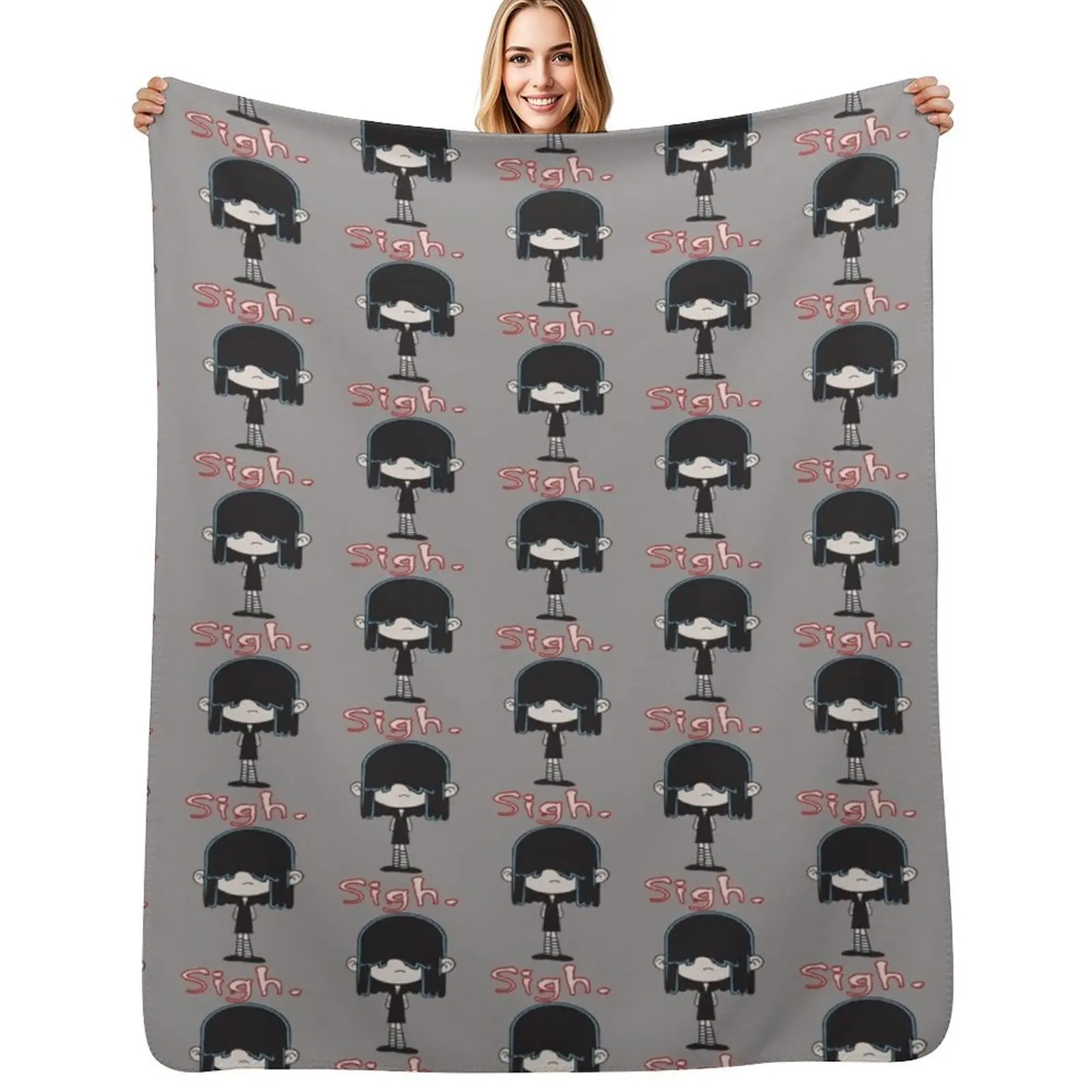 

Loud House - Lucy Loud Throw Blanket Decorative Throw Hairy Sleeping Bag Tourist Blankets