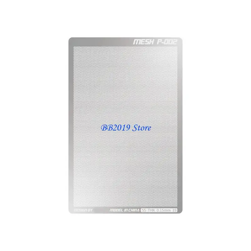 Q0KB Photo-Etched Radiator Meshes Cell For Modeling Photo-Etched Detailing Tool Universal Fit Woven Meshes/Straight