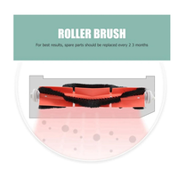 For Xiaomi Mijia 2C STYTJ03ZHM Robot Vacuum Cleaner Main Side Brush Filter Mop Cloth Replacement Parts Accessories Kit-Y48A