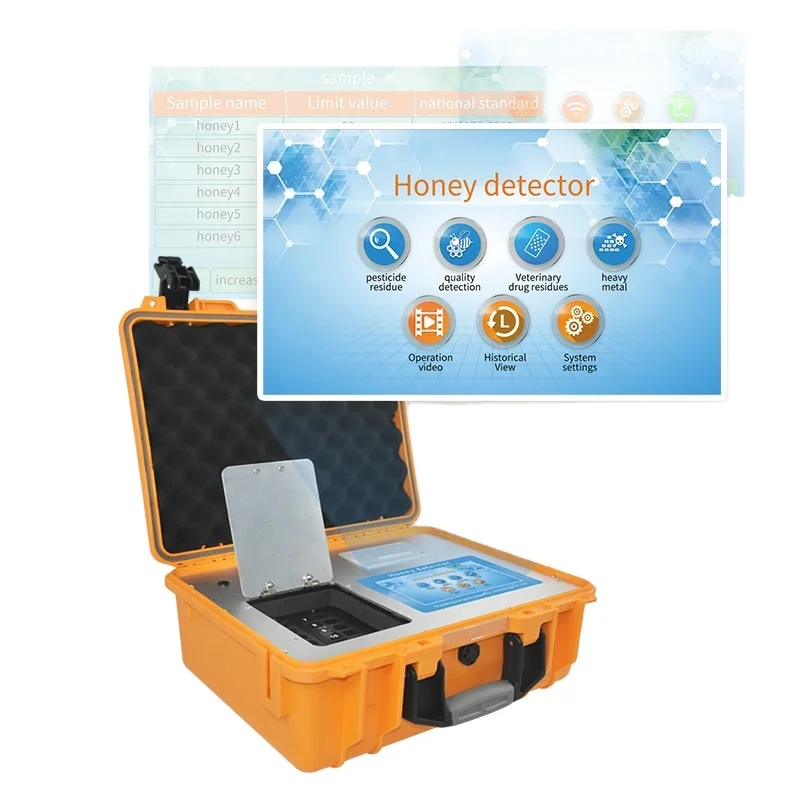 

Multifunctional Honey Testing Equipment Desktype Box Type Honey Quality Rapid Quantitative Detector Tester
