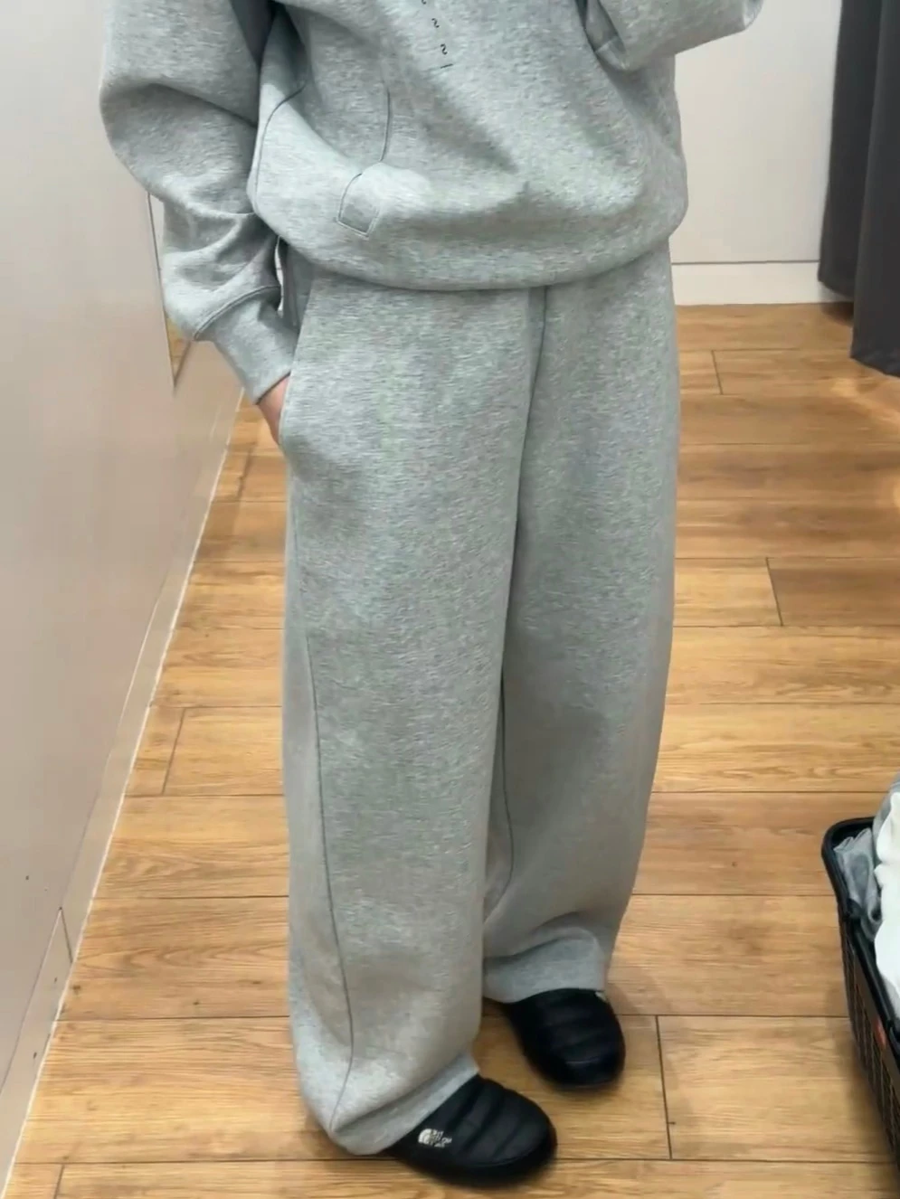 

Loose Straight Leg Pants Casual Elastic Waist ex Sportswear Sweatpants Comfortable Long Sve round Ne Commute Sle