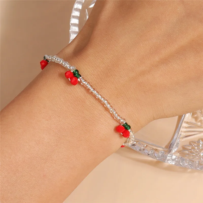 1PC Handgemachte Böhmische Freundschaft Armband Ethnische Bunte Seed Bead Blumen Charm Armband Für Frauen Kinder Strand Party Geschenke – Detail 8