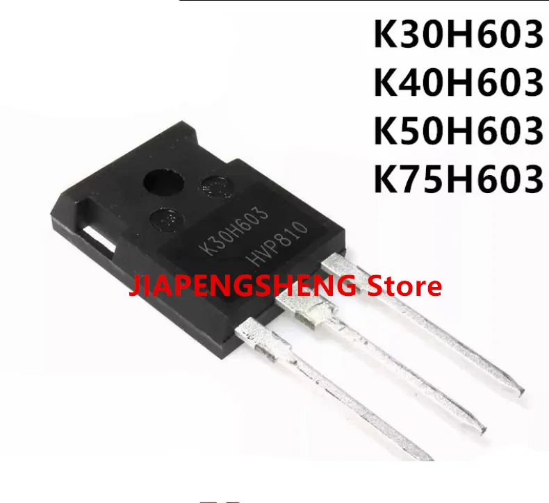 Original IKW30N60H3, IKW40N60, IKW50N60, IKW75N60, K30H603, K40H603, K50H603, K70H603, Nuevo, 5 piezas