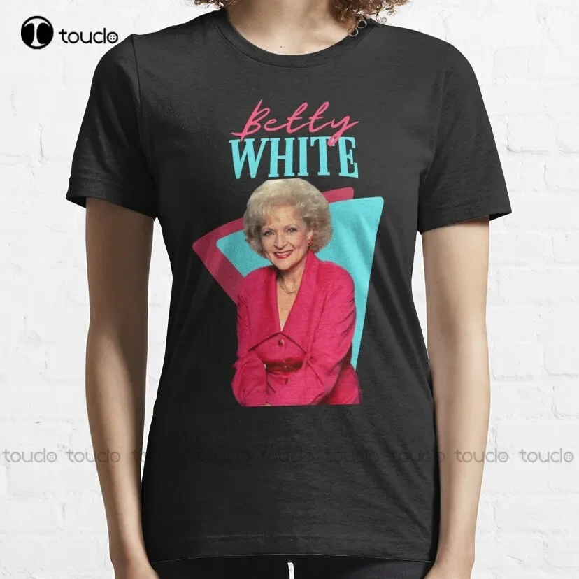Betty-White | Rip Betty-White | Rest In Pece Betty-White T-Shirt Mens Work Shirts Custom Aldult Teen Unisex Xs-5Xl Cotton New