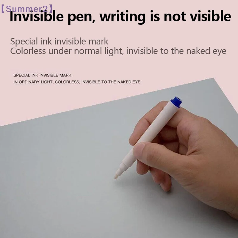 1pc Monochrome UV Invisible Highlighter Creative Ultraviolet Magic Ink Pen For Kids Party Favors Ideas Gifts Novelty Toy〔Sum2〕