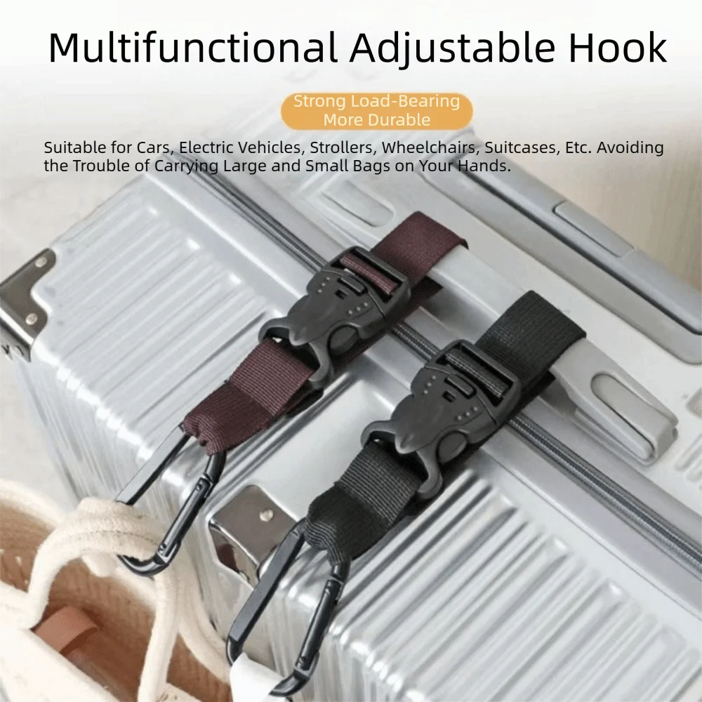 

Universal Electric Bike Hanging Hook Hanging Buckle Straps Belts Nylon Adjustable Luggage Straps Electric Bike Accessories