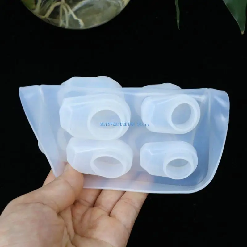 

C1FE Silicone Ring Mold Pendant Mould Epoxy Resin Jewelry Making Tool Handmade DIY Crafts