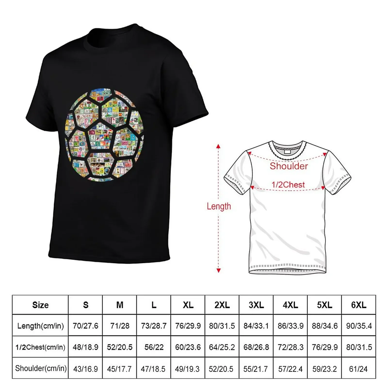 Philately Soccer Ball T-Shirt basketball graphic tees quick-drying mens clothes