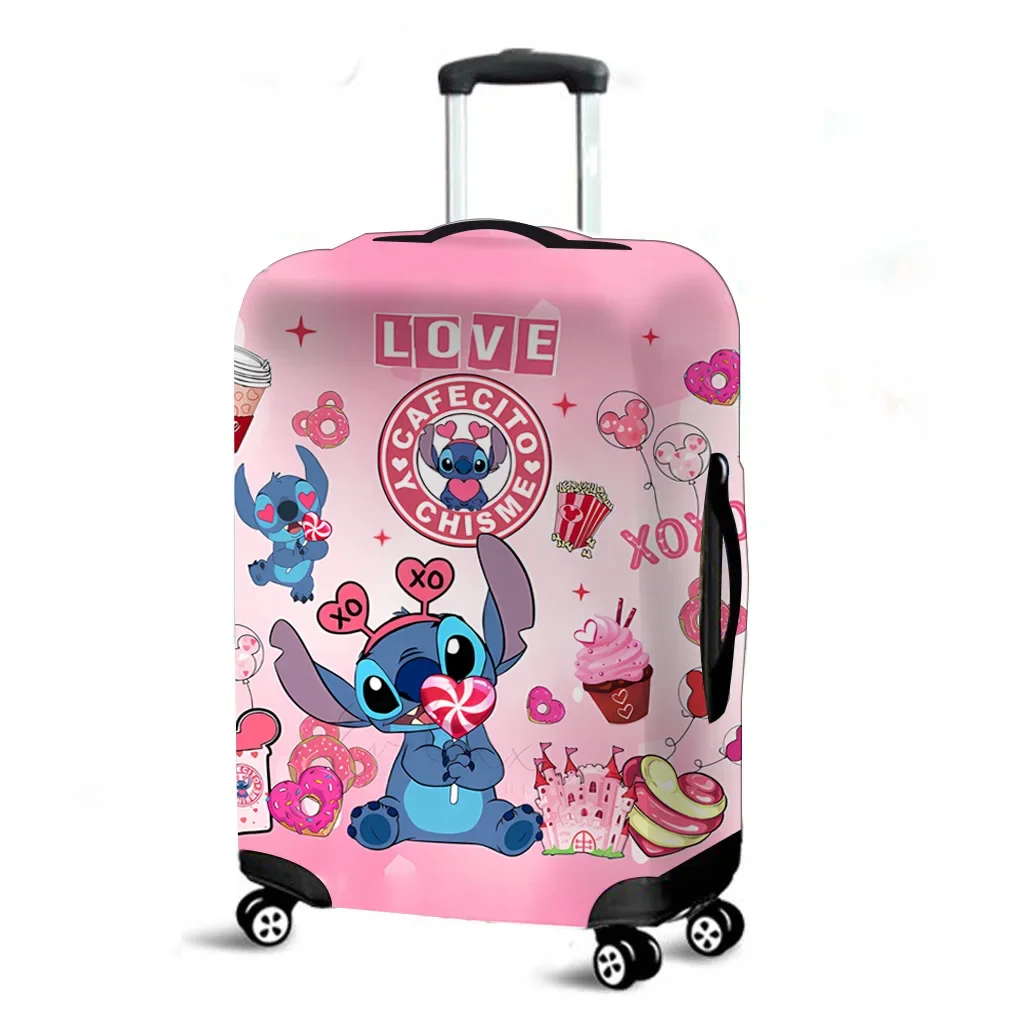 Disney Anime Stitch Gepäcks chutz hülle Reiß verschluss anzug für 18-20 Zoll Tasche Koffer abdeckungen Trolley Cover Reise zubehör