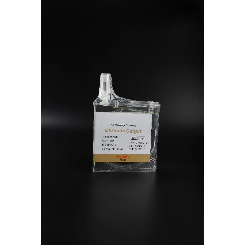 

Veterinary Chrome Catgut Surgical Suture 50 Meters 75 Meters 100 Meters/box Boxed Thread for Pigs, Cattle, Sheep, Dogs and Cats