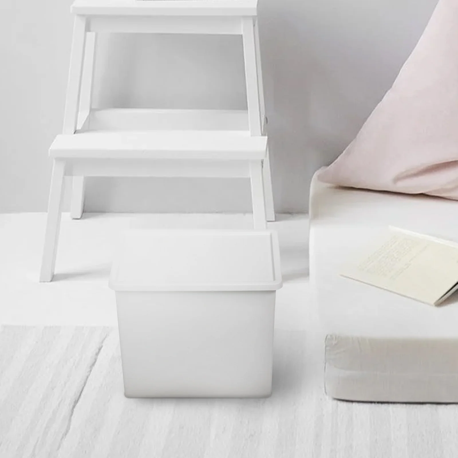 

2pcs Multifunctional Storage Box With Lid For Desktop Organizer Bedroom Sundry Box Plastic Sorting Container Household Storage