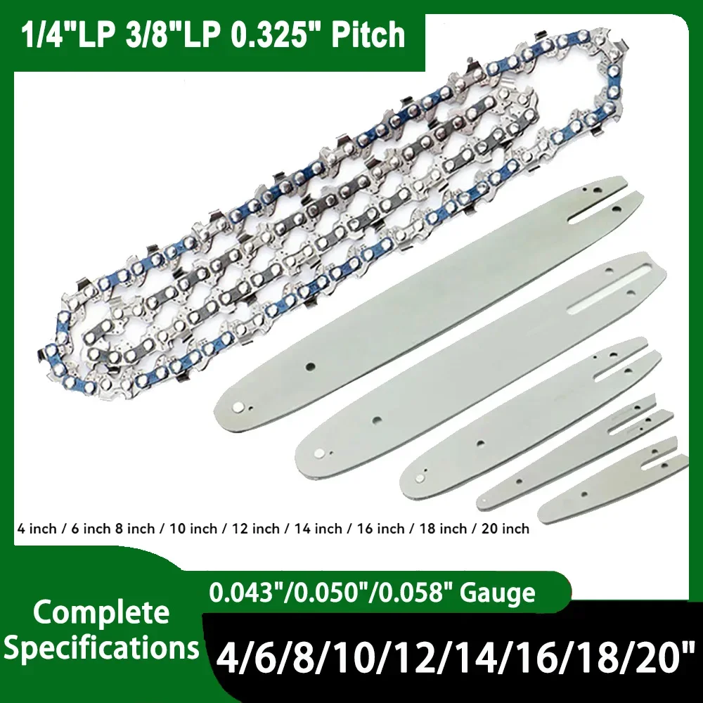 4/6/8/10/12/14/16/18/20 дюймов электрическая бензиновая бензопила 28/33/37/40/45/50/52/55/56/59/62/64/72/76 DL приводные звенья лезвие цепной пилы