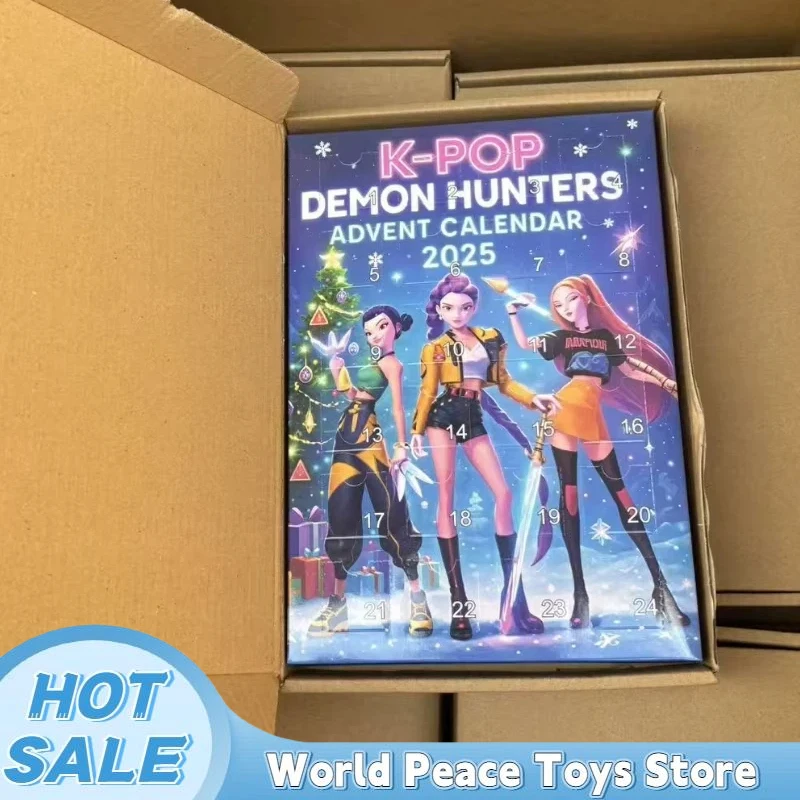 

В наличии: K-pop календарь-сюрприз «Охота на демонов», 24 шт., коллекционные фигурки K-pop, подарочные коробки на Хэллоуин, игрушки для детей