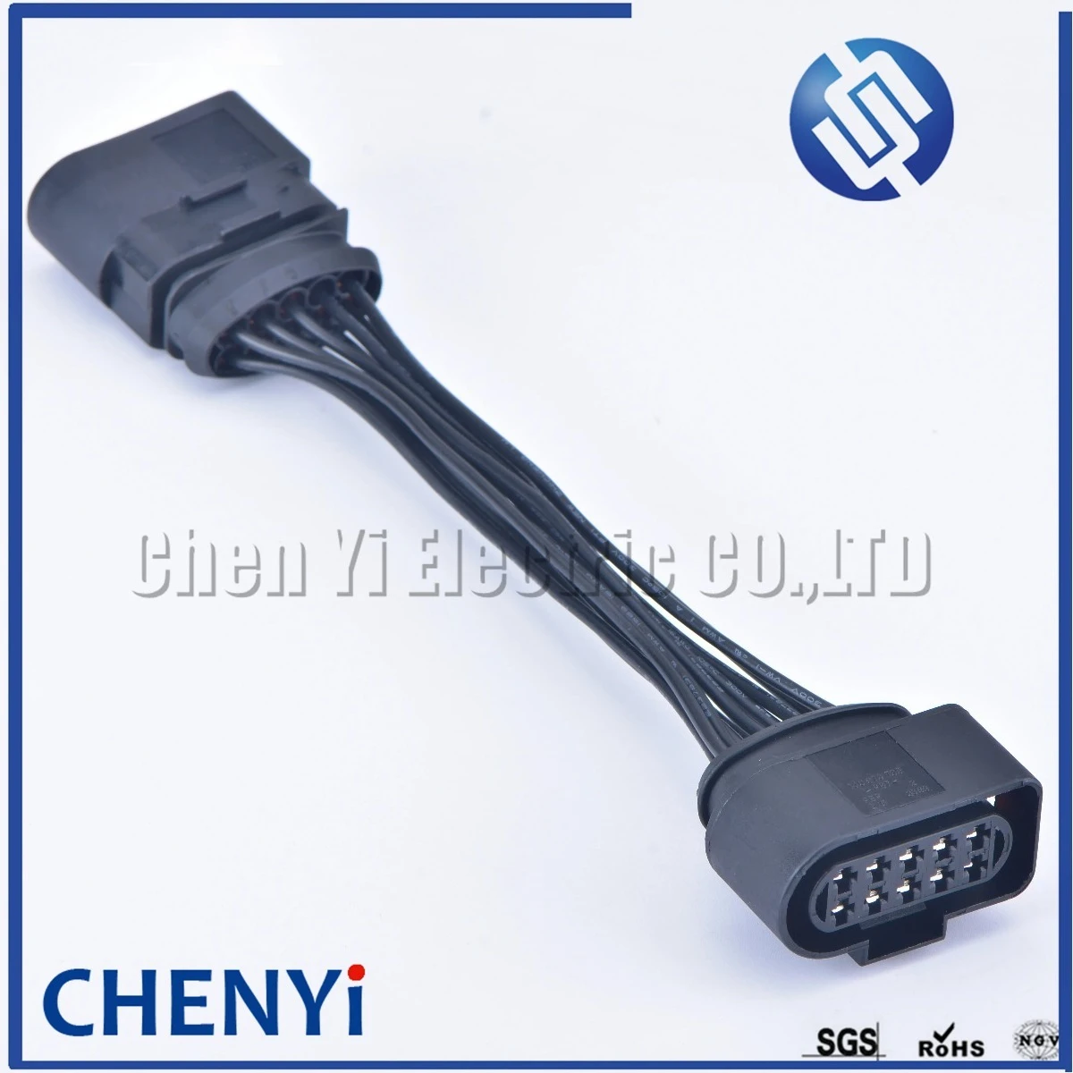 10 pin female to 10 Pin Male Connector Adapter Pigtail 1J0973835 1J0973735 For Car HID Xenon Headlight Extension cable plug