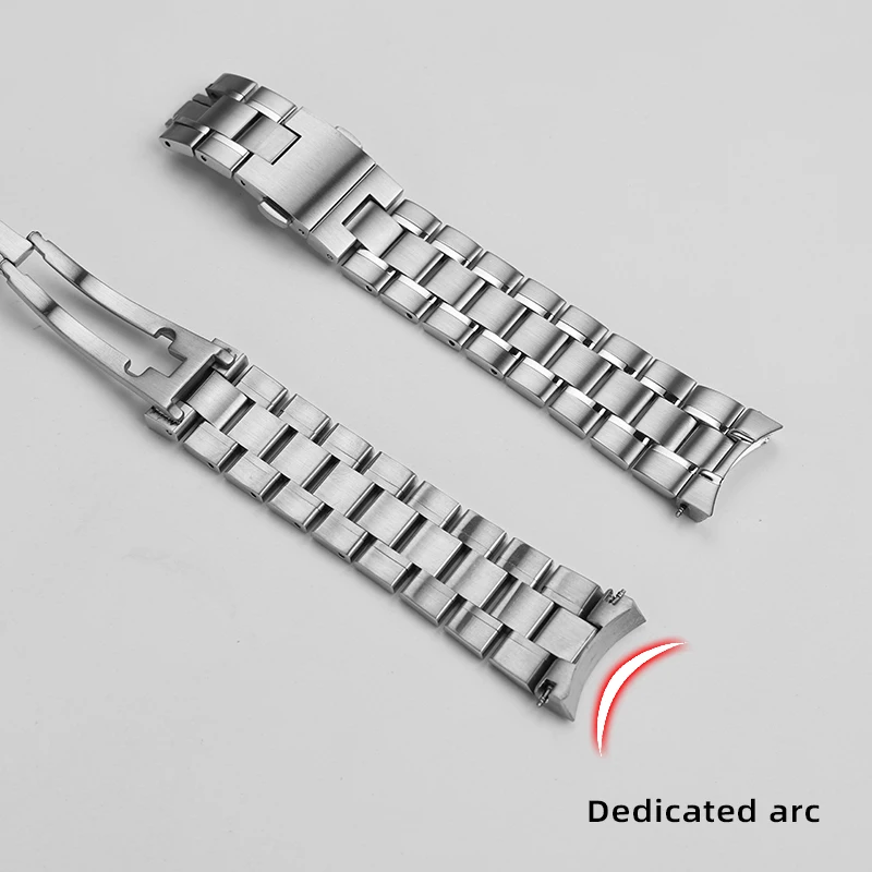 For TAG Heuer 22mm Curved Metal Strap Aquaracer Carrera Strap for Heuer Series Fine Steel Bracelet Watch Chain Men's Watch Band