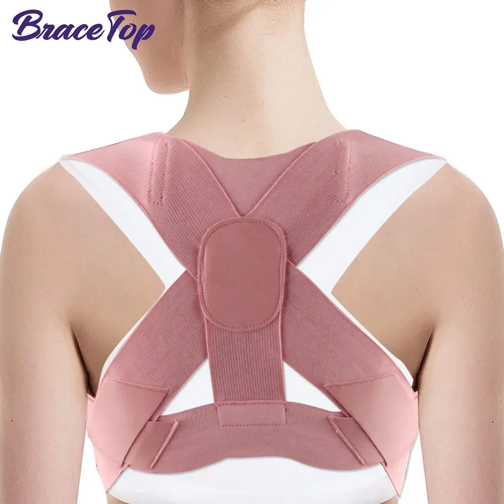 

Back Brace Posture Corrector, Upper Back Support Straps Straightener Hunchback Improve Posture Correct-Shoulder Back Pain Relief