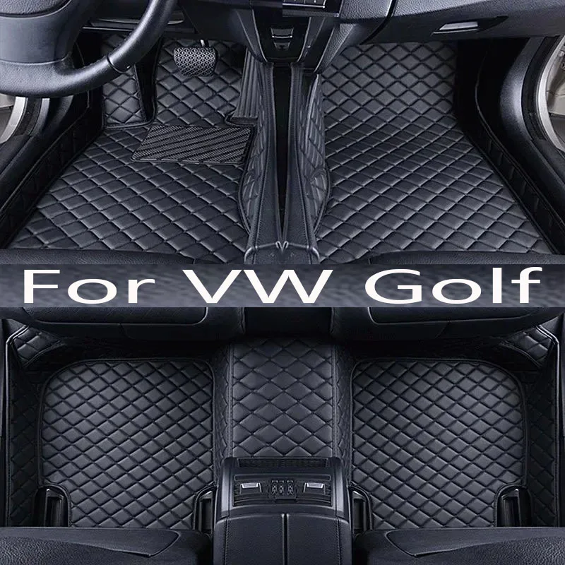 

Car Floor Mat For VW VW Golf6 Golf 6 Mk6 5K 2009~2013 Anti-dirt Pad Floor Rug Carpets Mat Car Accessories Vento Variant