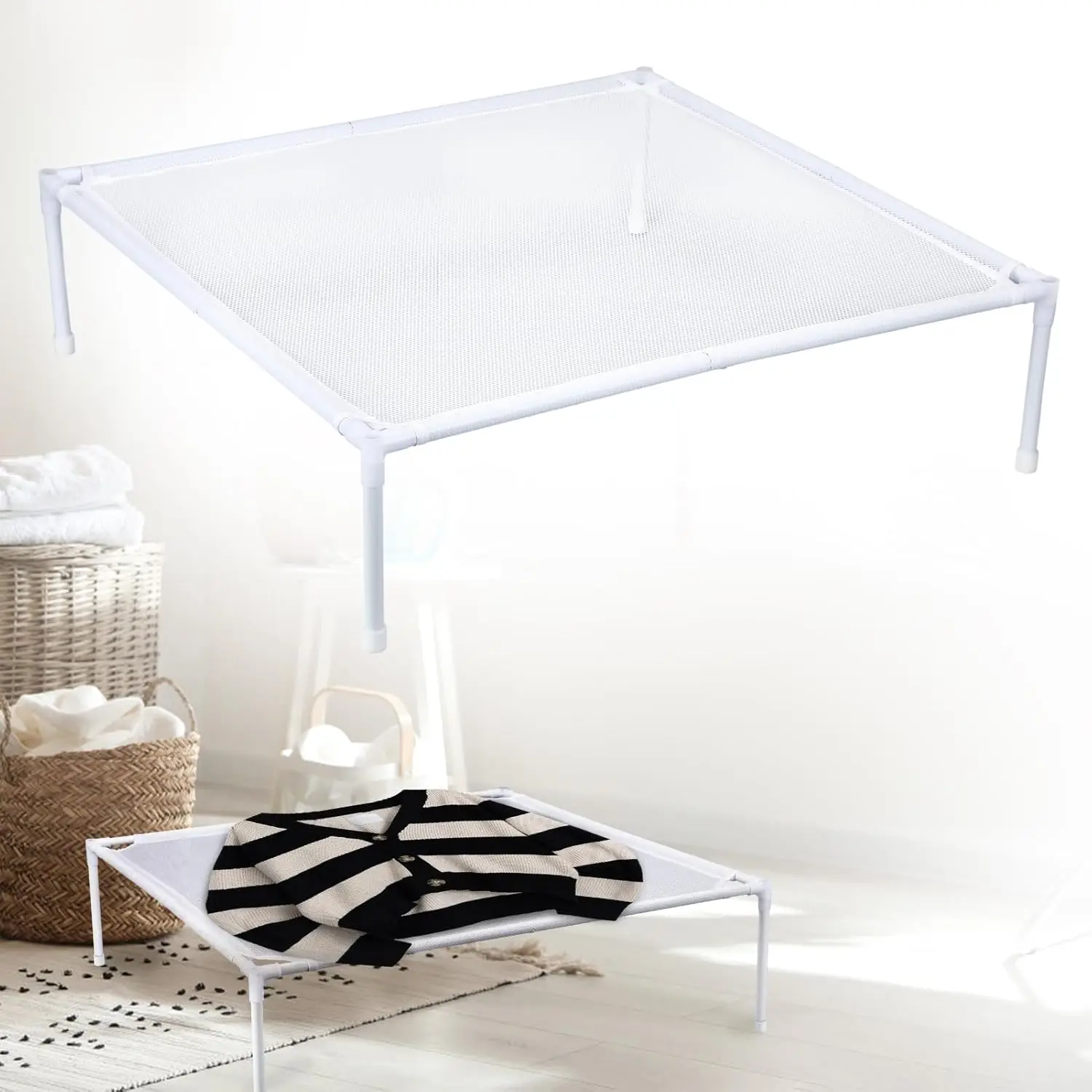 

Складная сетчатая сушилка для свитеров с противоскользящей защитой, усиленная конструкция для быстрой сушки