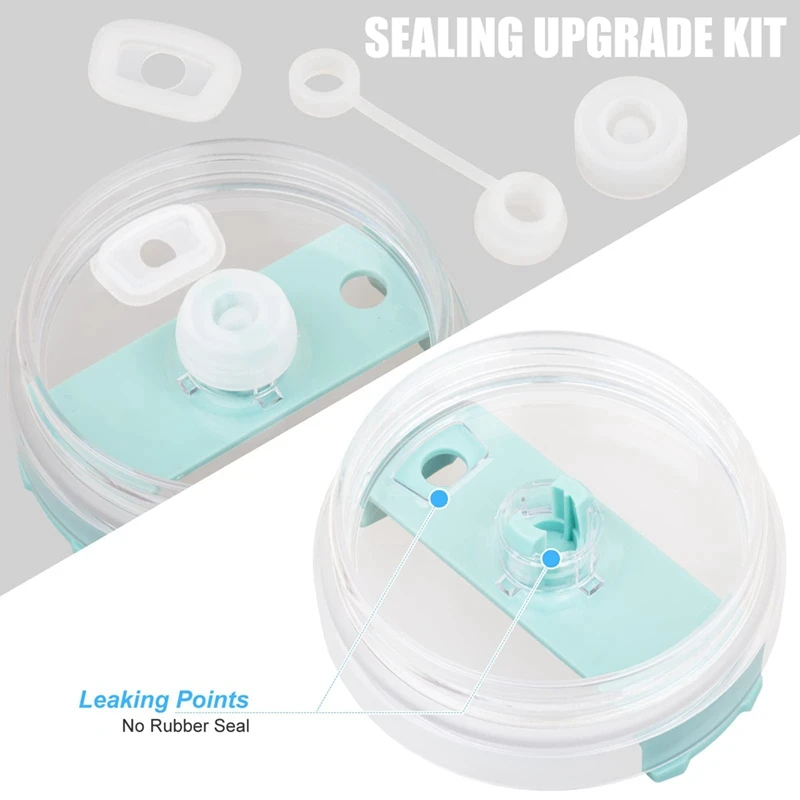 漏れ防止シリコンシールキット,プレートキャップ,1.0 40 30 20 oz,6個