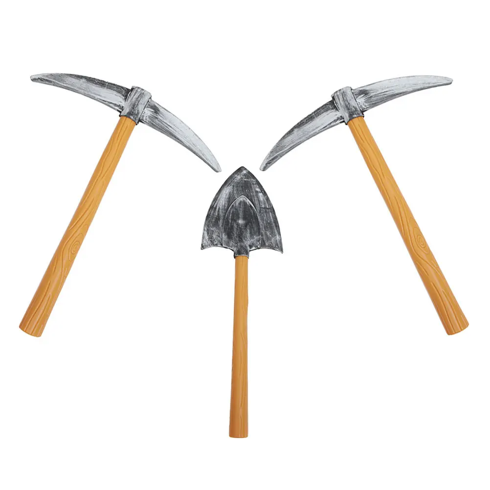 Juego de picaretas de espuma, accesorio duradero para puesta en escena, Cosplay enano, accesorios de disfraz de Gnomo de Halloween, picareta de espuma, 1 Juego