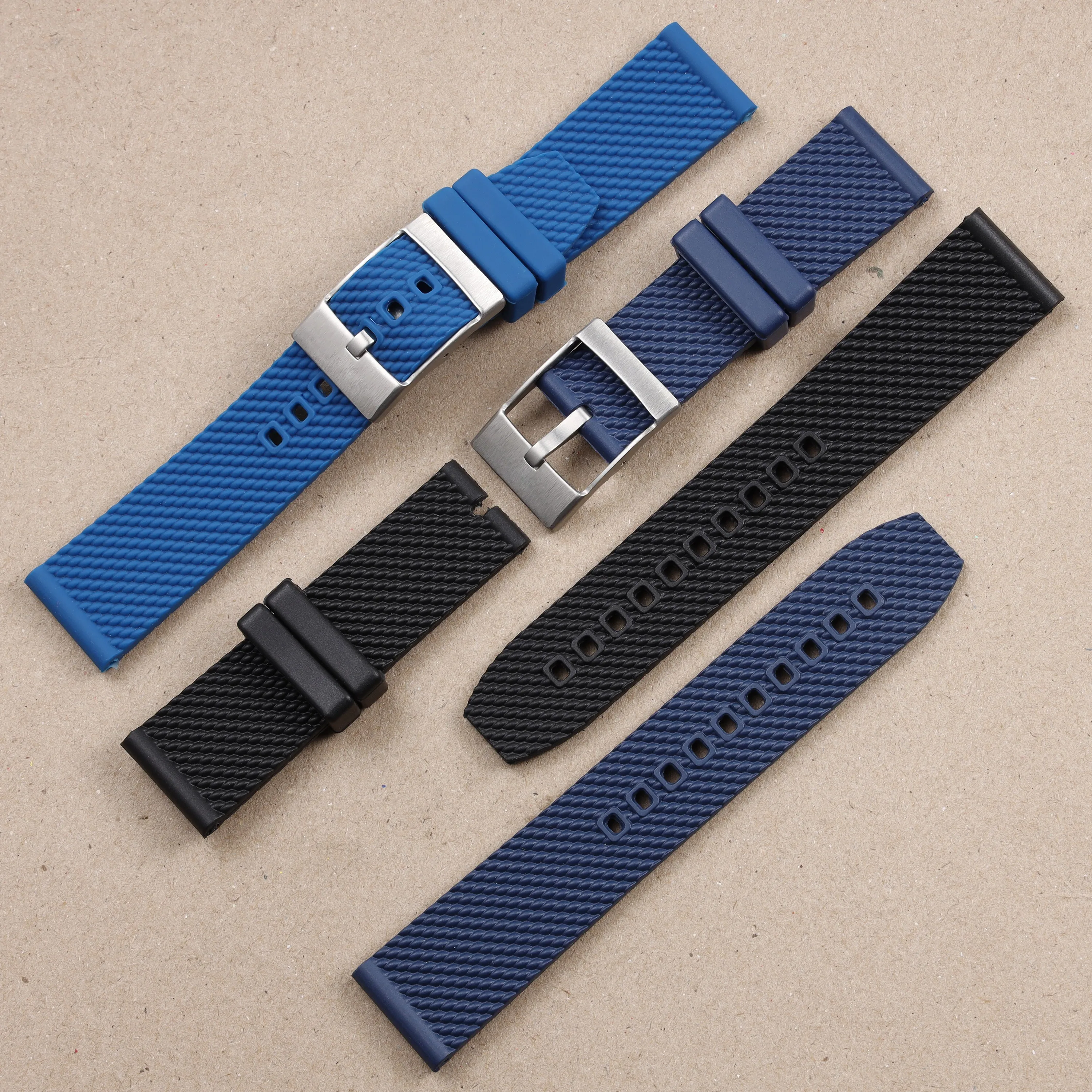 

New Durable Rubber Watch Band For Breitling Strap Avenger Superocean Heritage Wristband Waterproof Silicone Bracelet 22mm 24mm