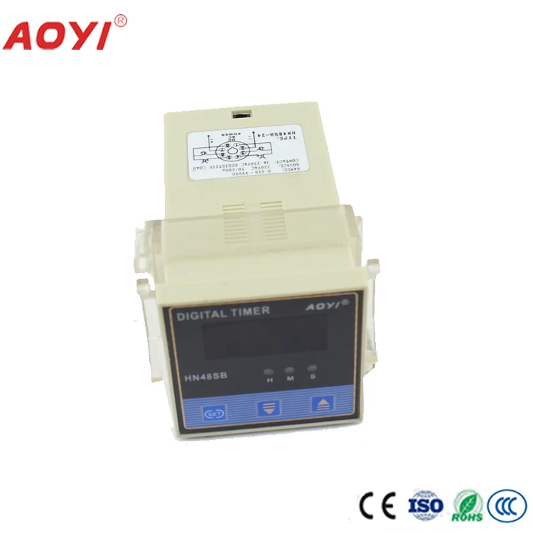 5PCS AOYI Inverse Timing Timer Relay 48 1/16DIN Time Relay