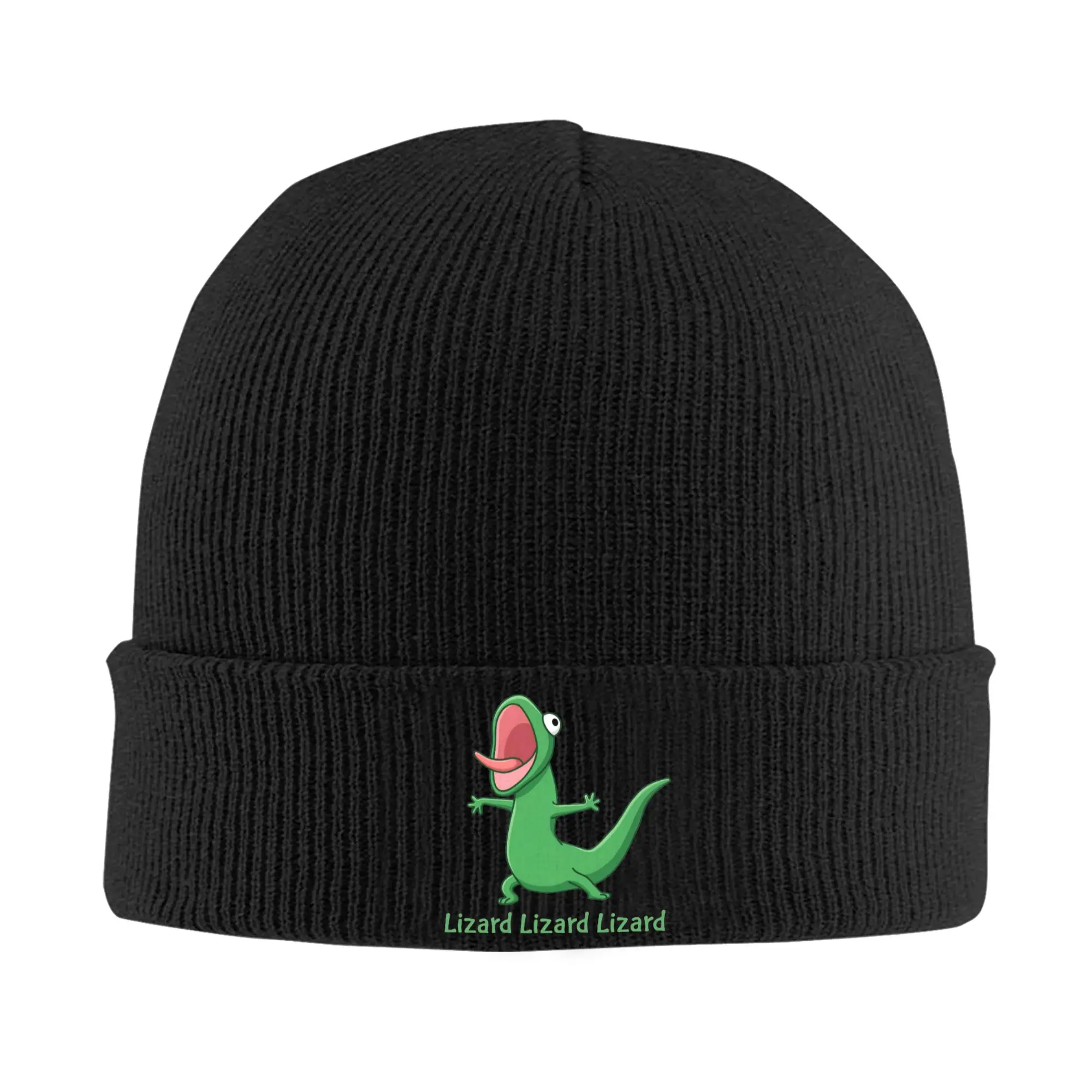 Tom Lizard Lizard Lizard Meme Weirdcore Animals Knitted Hat Beanies Winter Hats Warm Acrylic  Fashion Cap for Men Women Gifts,