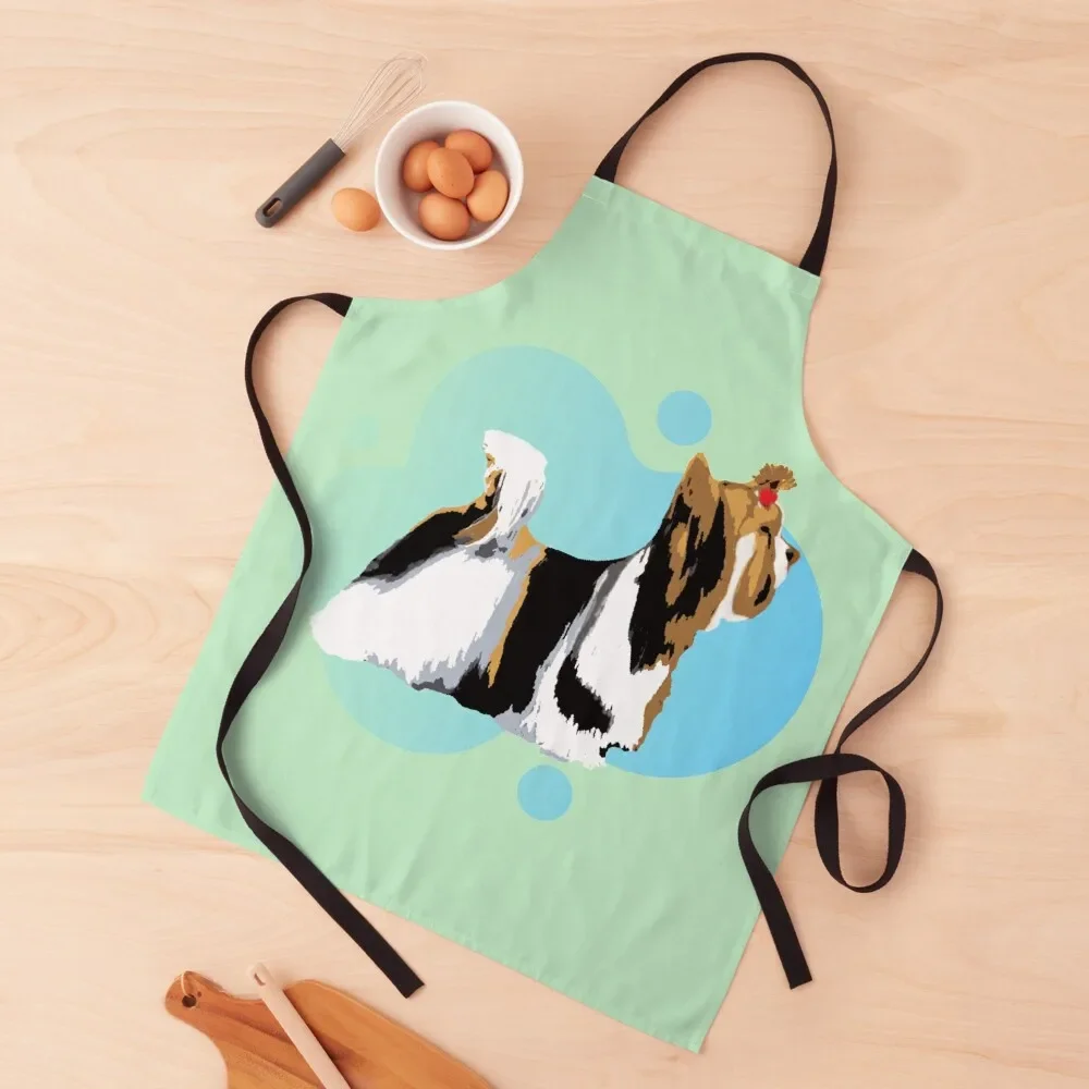 

Cute Biewer Terrier Apron Hairdresser Cooking Chef Uniform For Men Kitchen For Man Apron
