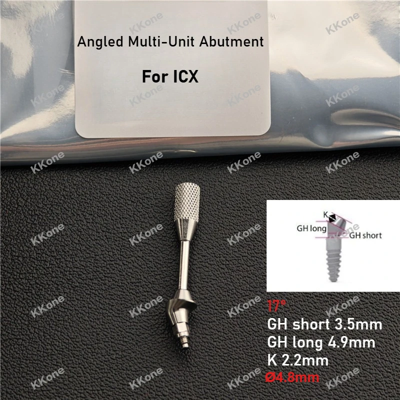 10Sets 3rd Party Tandheelkundige Kliniek Accessoires Rechte & Schuine Multi-Unit Abutments Voor Medentis ICX Tandheelkundige Implantaat systeem