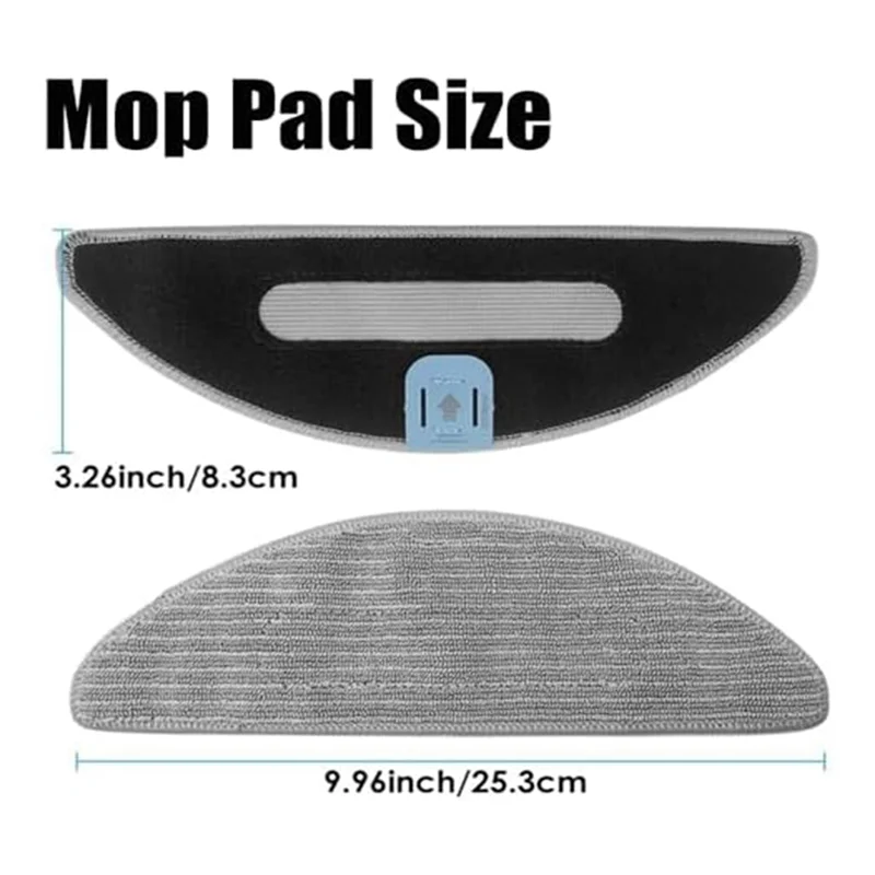 Zestaw części zamiennych do odkurzacza N95R do Irobot Roomba Combo I5, I5+, J5, J5+ Robot Vacuum Mop Pads, Mopy zmywalne