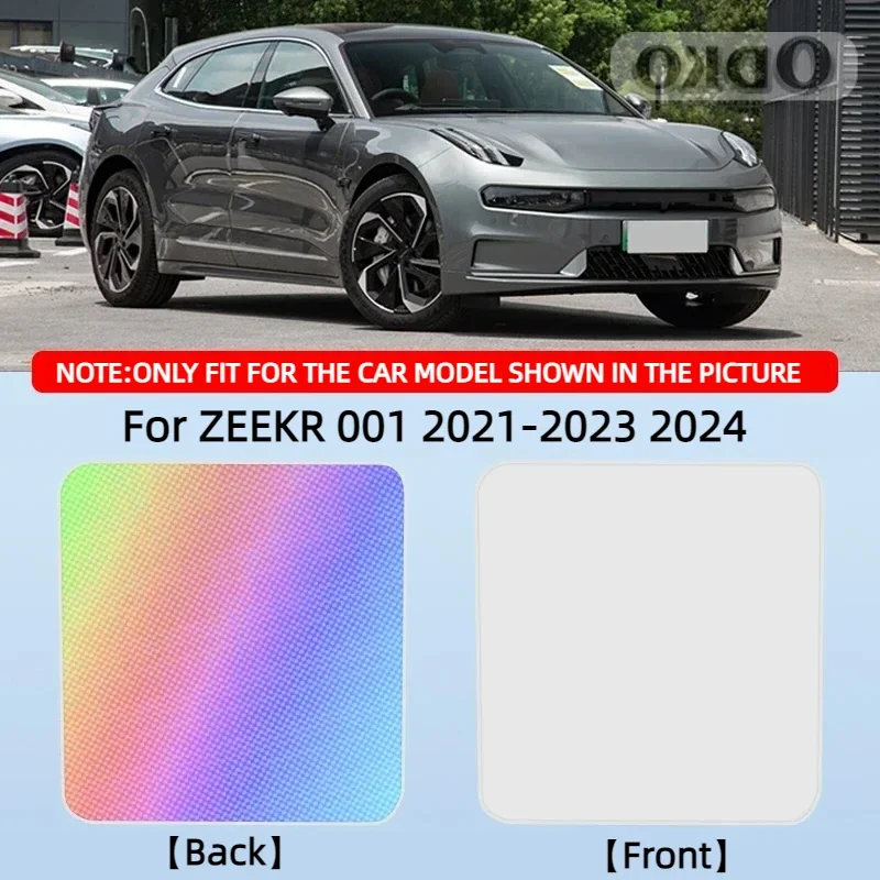 Car Clip-on Sunroof Skylight Blind Shading Cover Colorful Ice Crystal Auto Roof Sunshade Accessory For ZEEKR 001 2021-2023 2024