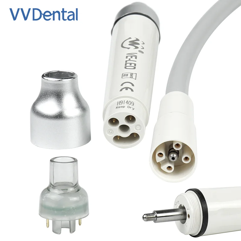 Dental Ultrasonic Scaler Handpiece VE/VS/VE-LED Fit for SATELEC DTE WOODPECKER EMS VRN Dental Ultrasonic Scaler 135° Sterilized