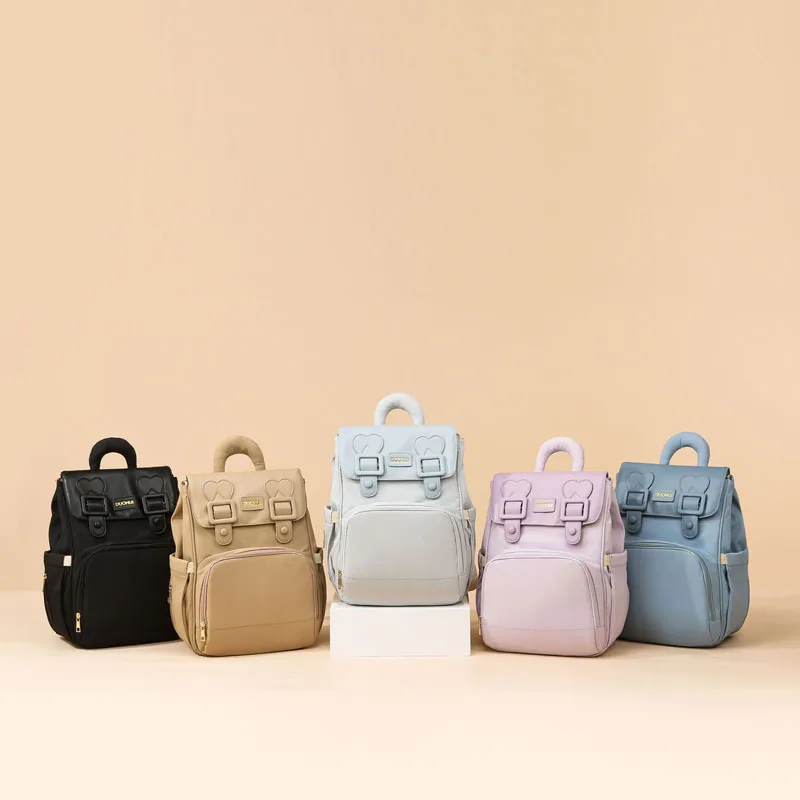 패션 맘 백팩 대용량 기저귀 가방 방수 여행 유모차 아기 가방 여성용 출산 백팩