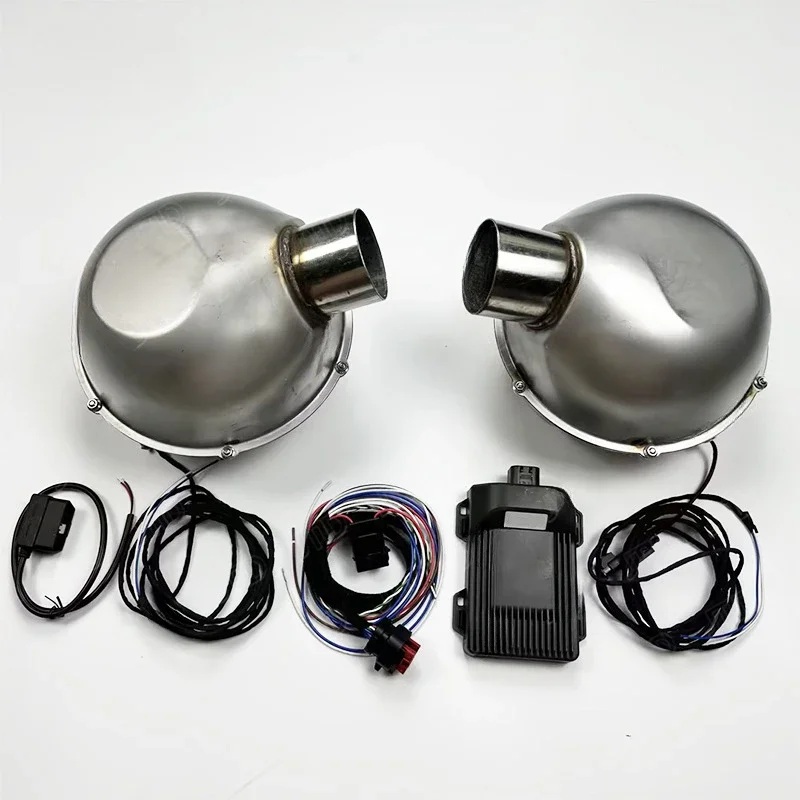 

Car modification car exhaust simulation sound wave drum mobile phone control sports car (double drum) Raytheon controller
