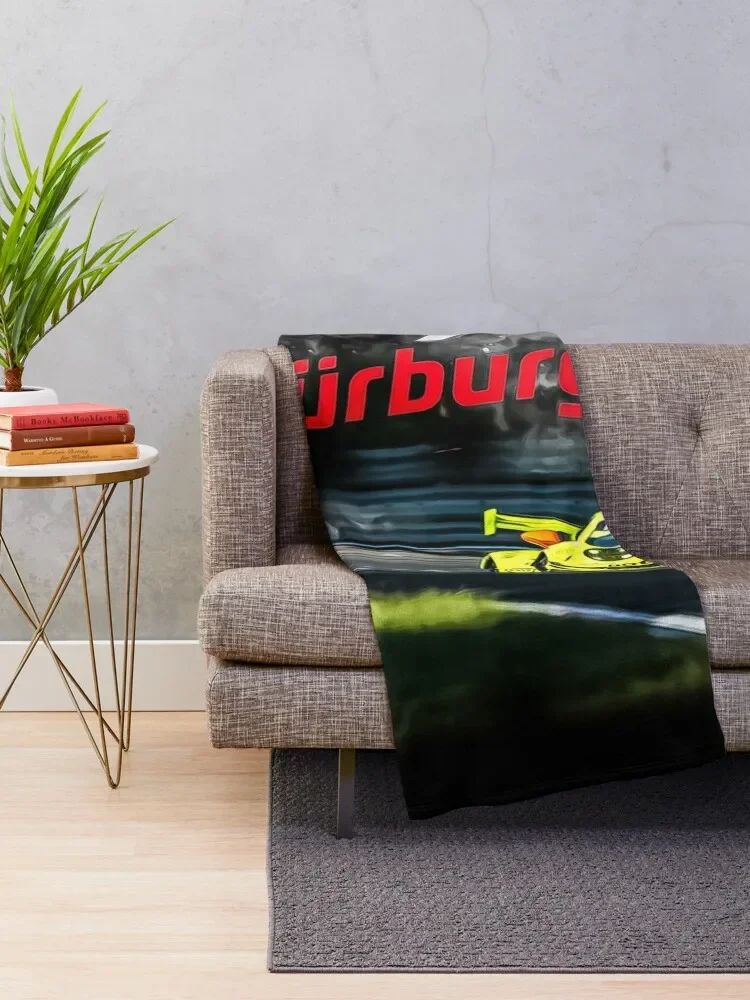 nurburgring Print Throw Blanket blankets and throws Extra Large Throw Sofa Fluffy Softs Blankets