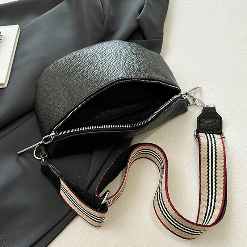 New Trend Waist Bag Luxury Leather Female Belt Bags High quality Women Shoulder Crossbody Bag Fashion Lady Chest Bags Fanny pack