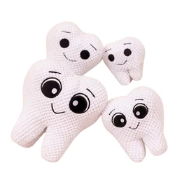 Cute imitation tooth plush toy cute white tooth plush soft pillow funny sofa cushion decoration children's gifts