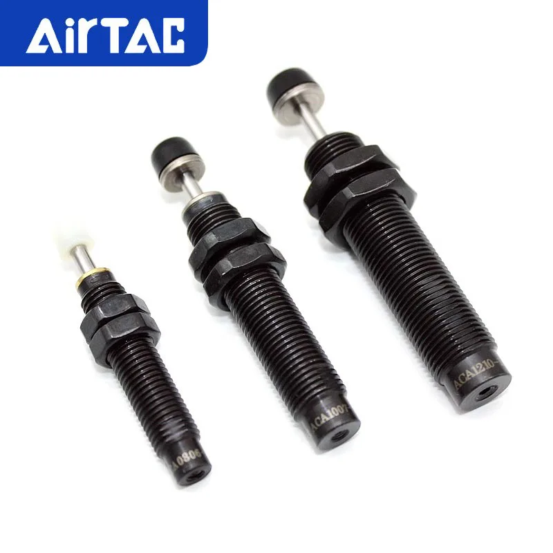 AirTAC الأصلي ACA1007 1210 1412 1620 2025 2550 2750 3325 3650 هوائي نوع التعويض الذاتي امتصاص الصدمات عازلة هيدروليكية