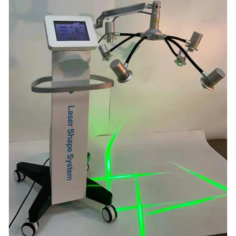آلة التخسيس بالليزر 6D 532Nm جهاز إزالة الدهون LED غير الغازية لتحلل الدهون لفقدان الوزن وتشكيل الجسم