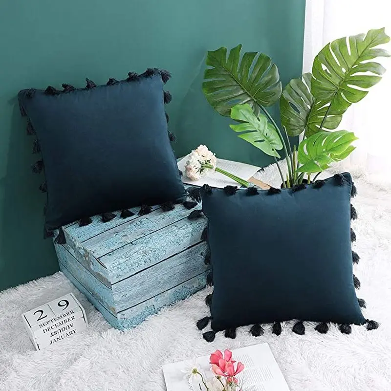 

Velet Cushion solid Lumbar pillow Decorative Pillows Home Decor Throw Pillow Almofadas Decorativas Para Sofa chair cushion