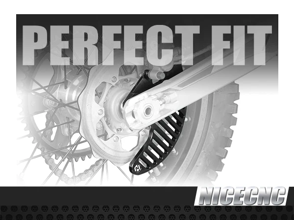 NICECNC Für KTM EXC 300 EXC-F 350 2004-2026 Hinterer Bremsscheibenschutz Für GasGas EC 300 EC 250 2021-2026 Husqvarna TE 300 FE 450 – Detail 5