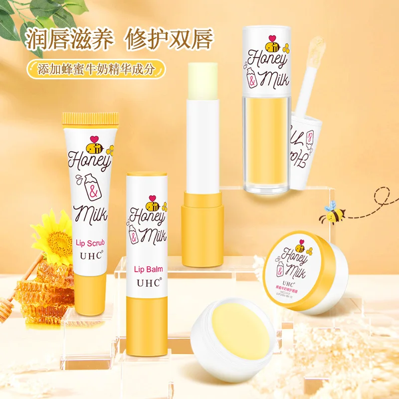 Korean Lip Oil Cute Makeup Lip Tint Korean Lipsticks to Soothe Dry Lips Honey Milk  Lip Gloss Base Gel Lip Gloss Wholesale