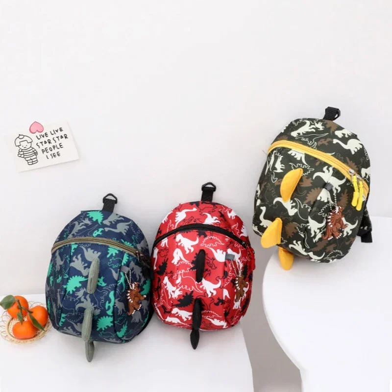 Cute Dinosaur Baby Safety Harness Backpack Toddler Anti-lost Bag Children comfortable Schoolbag toddler anti lost wrist link