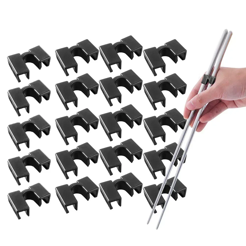 20 PCS Reusable Chopstick Helpers Training Chinese Chopsticks Trainer Holder For Adouts Beginner Trainers Learner Kids Helper