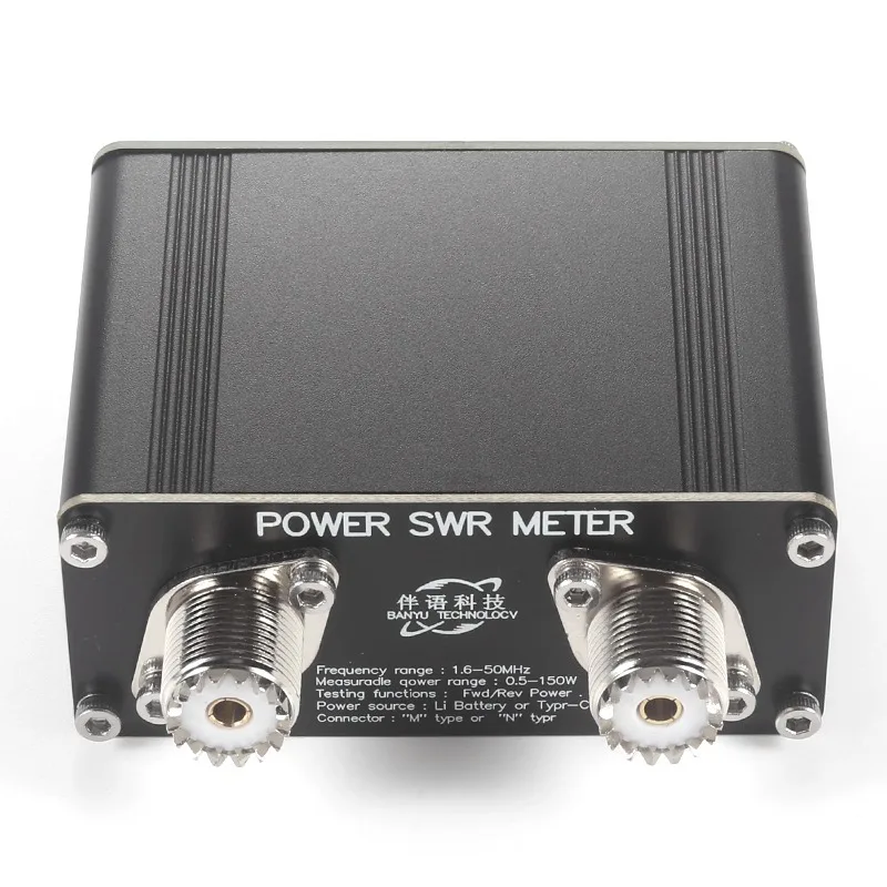 1.6-50MHz 0.5W-200W HF Shortwave Power SWR Meter Pro HF PWR SWR Meter with 1.29 Inch OLED + 50 Hours Battery - view 4