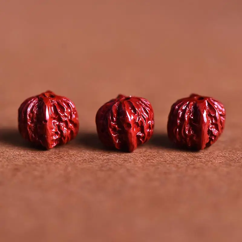 Cinnabar Walnut Single Bead DIY Accessories