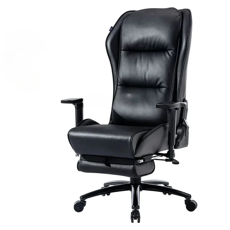 Genuine Leather Executive Chair Nap Lunch Break Office Chair Comfortable Long Sitting Office Seating Computer Chair