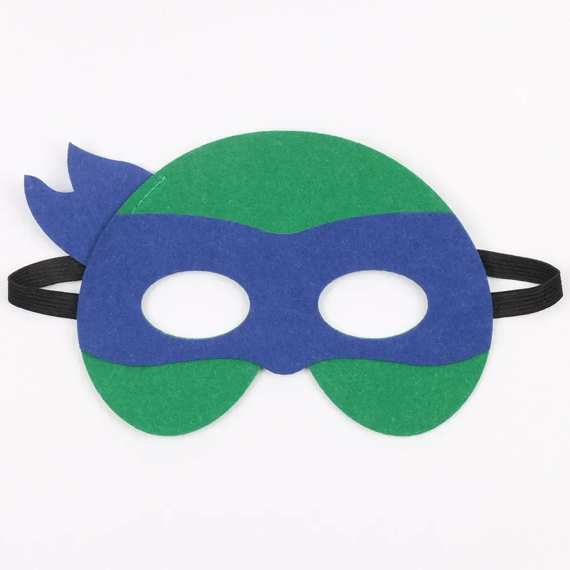 4 buah/Set Ninja turtle masker dekorasi pesta Set kartun hadiah ulang tahun pesta Halloween keren aksesoris ornamen untuk anak laki-laki hadiah