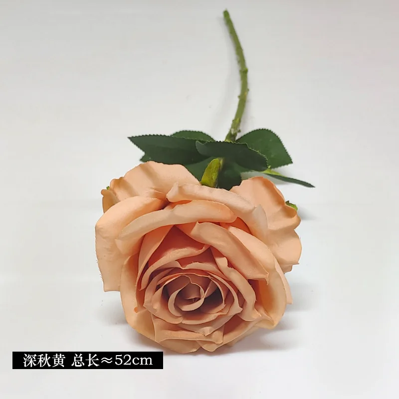 

10Pcs Artificial Rose Silk Flower for Home Decoration Fake Rose Flowers Wedding Decor Bridal Bouquet Party Valentine's Day Gift